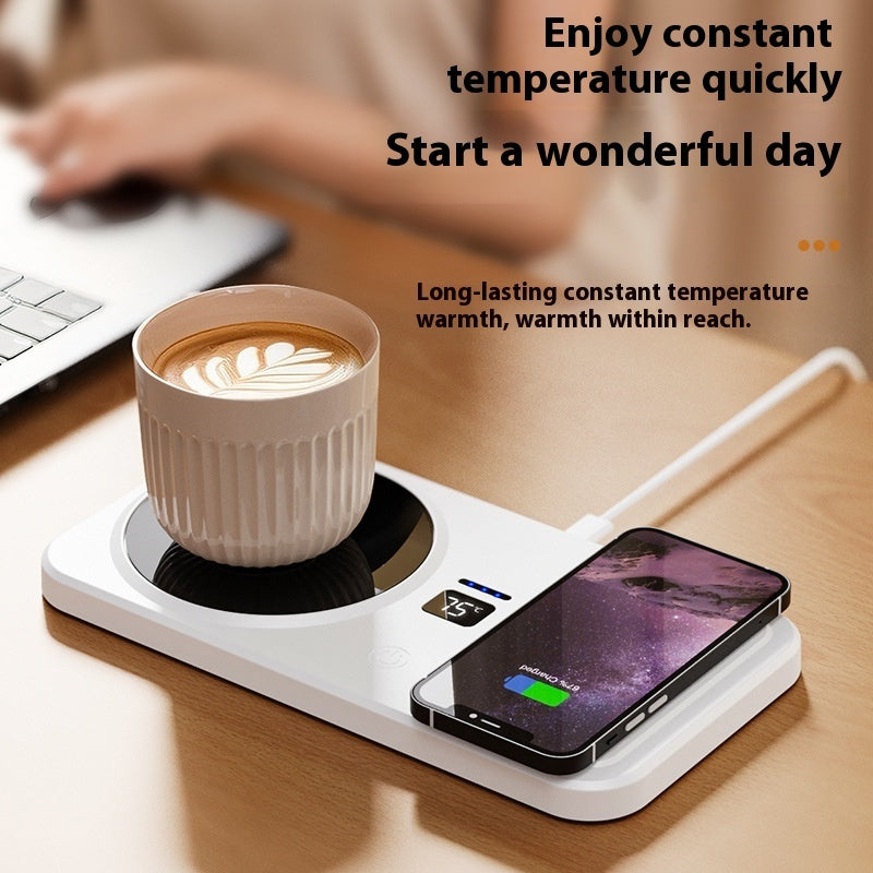 Wireless Charging Heating Base for phone and cup