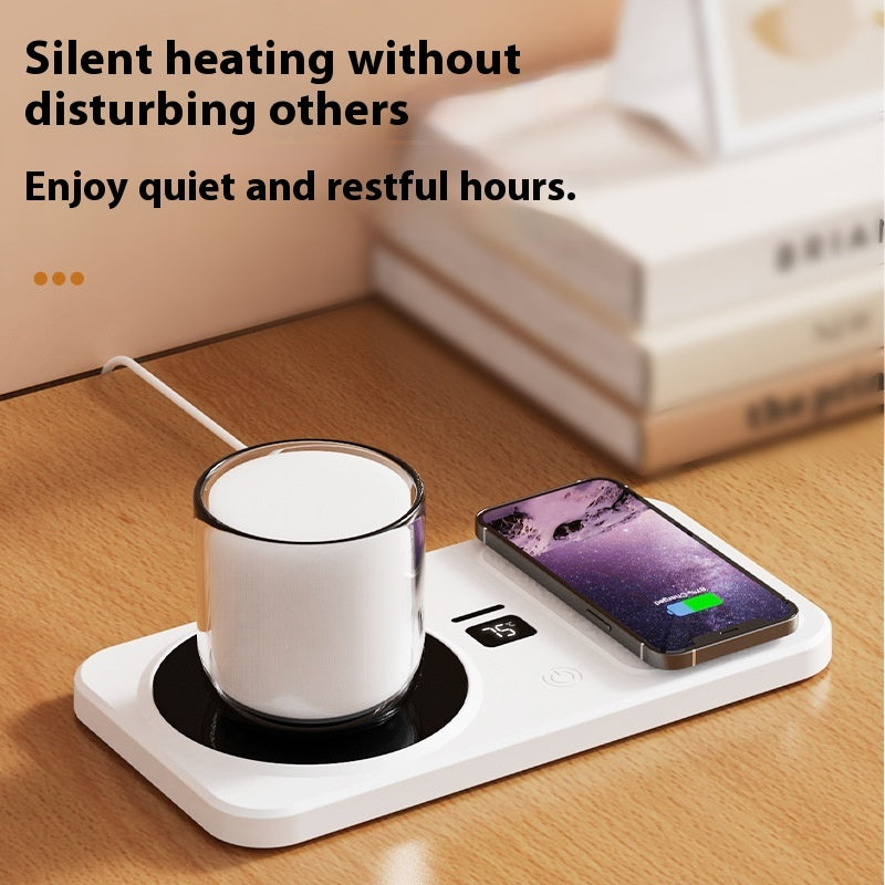 Wireless Charging Heating Base for phone and cup