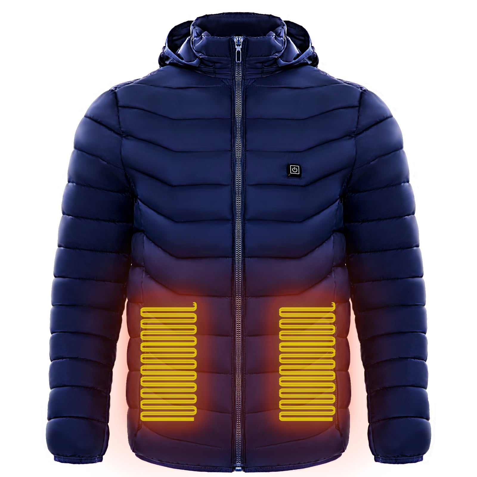 Unisex Heated Puffer Jacket Electric Heating Coat