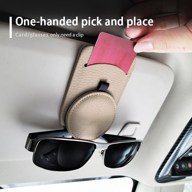 Car Glasses Holder Universal Sun Visor Eyeglasses