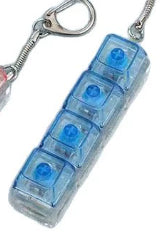 Mechanical Keyboard With Light Pressing Keychain