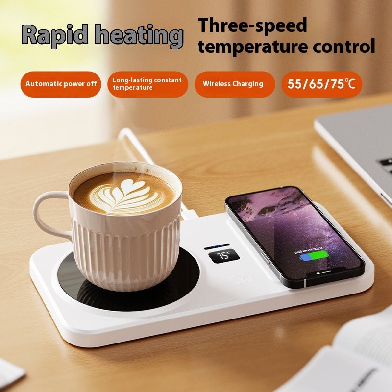Wireless Charging Heating Base for phone and cup