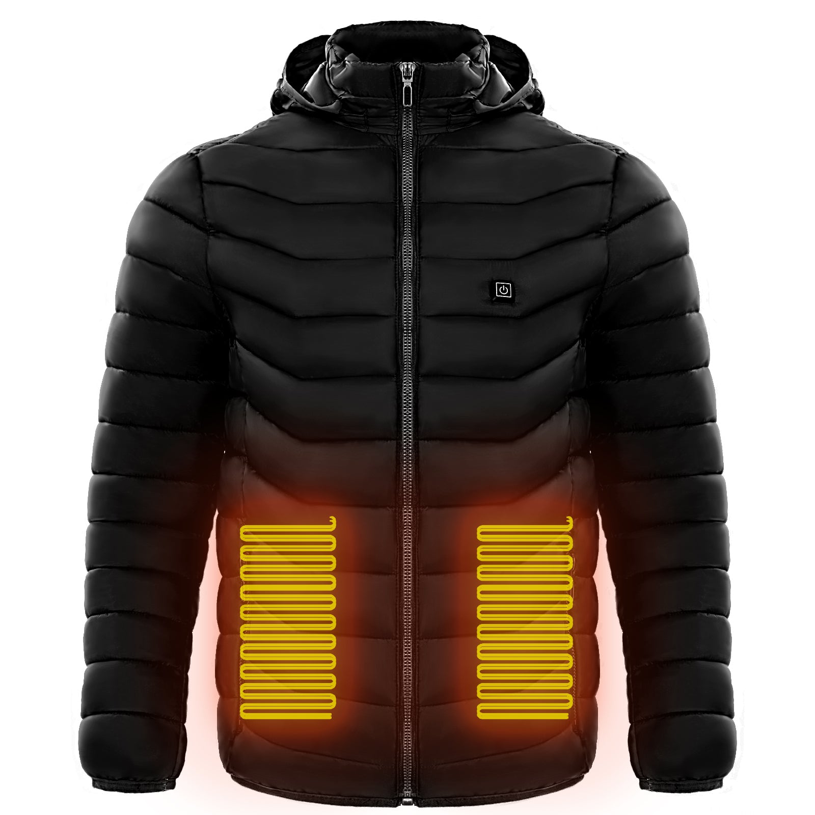 Unisex Heated Puffer Jacket Electric Heating Coat