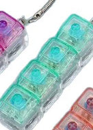 Mechanical Keyboard With Light Pressing Keychain